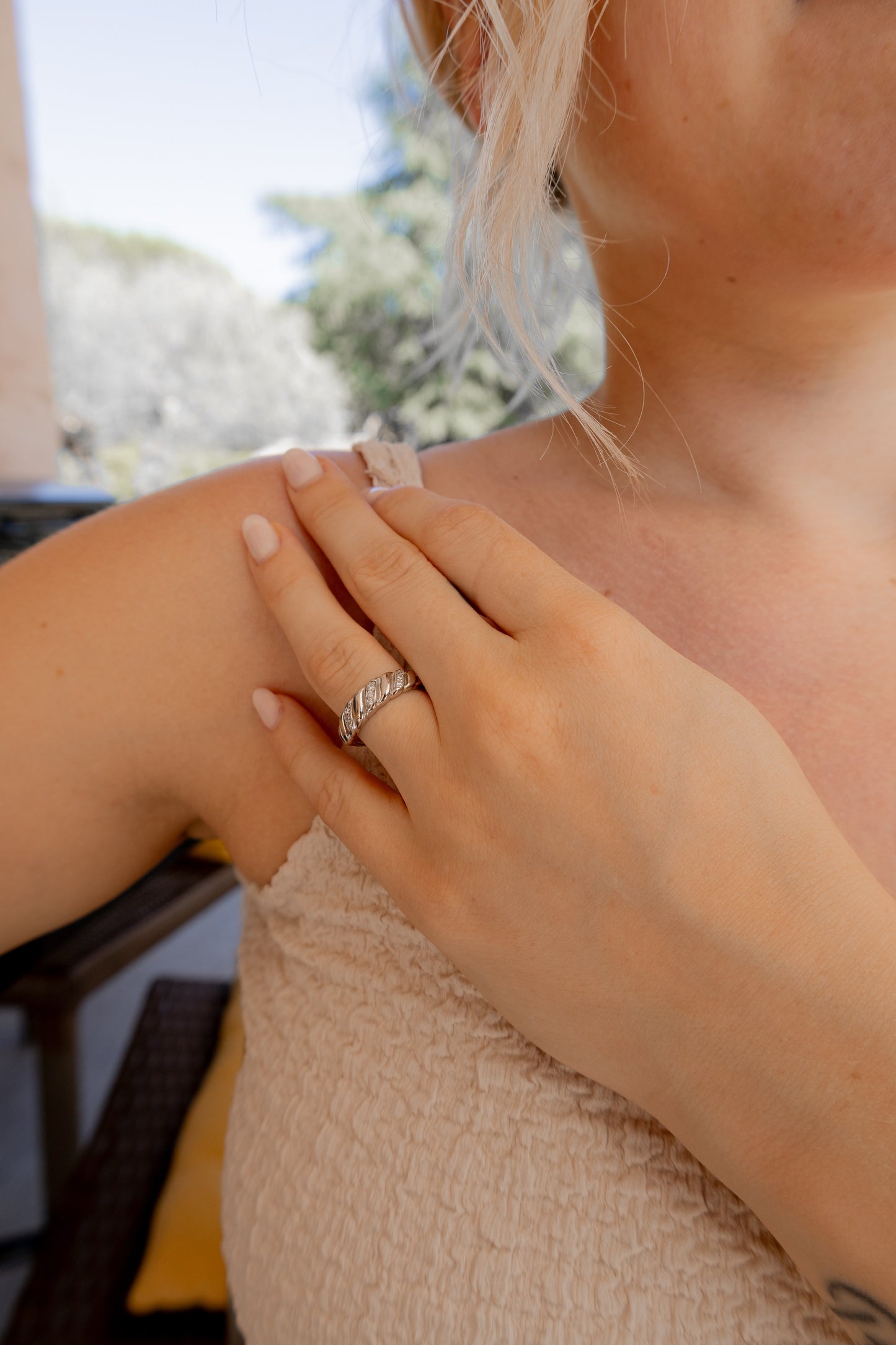 Statement-Ring aus 925 Silber