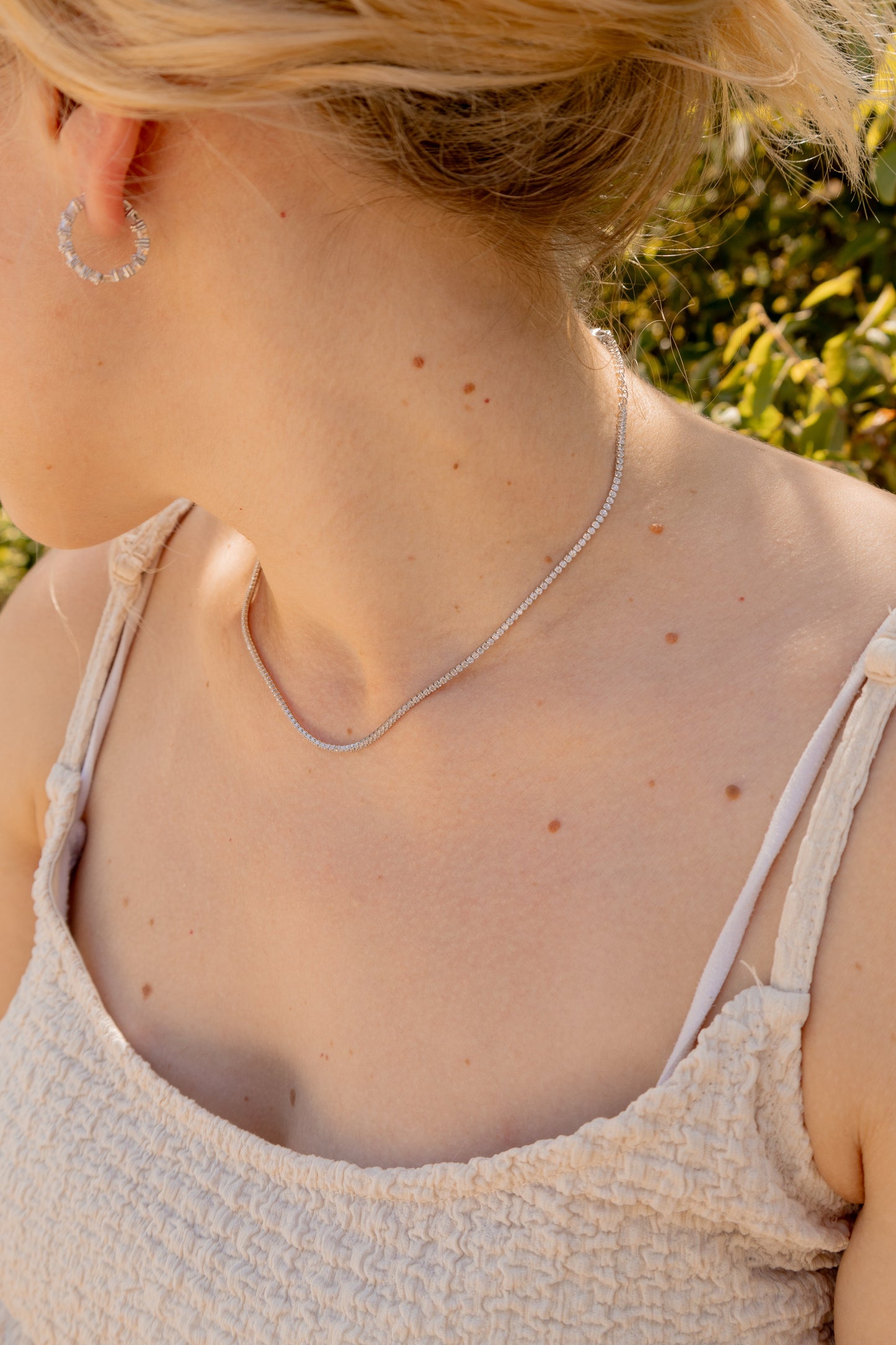 Tennis-Halskette aus 925 Silber – Eleganz für jeden Anlass